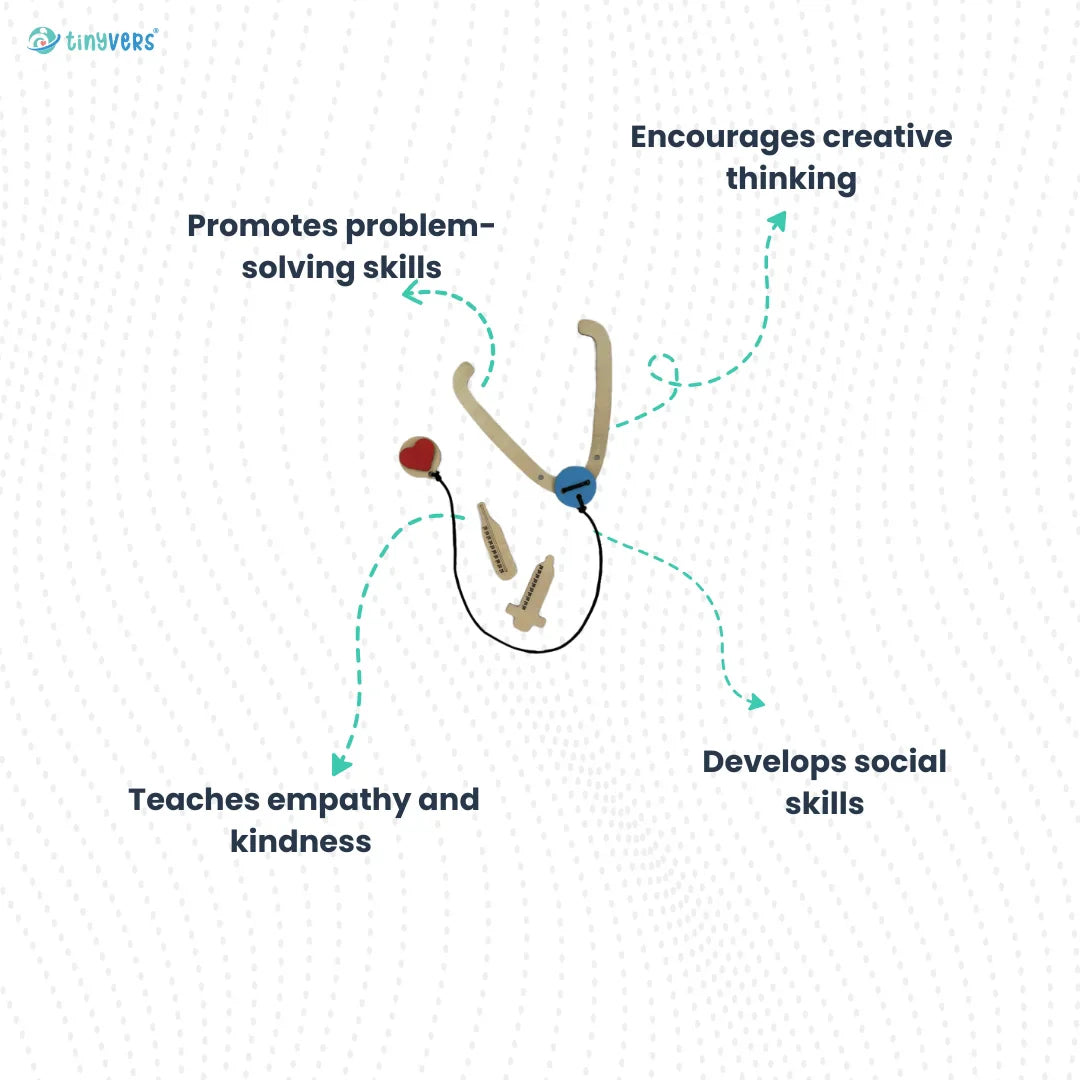 Toddler's doctor set