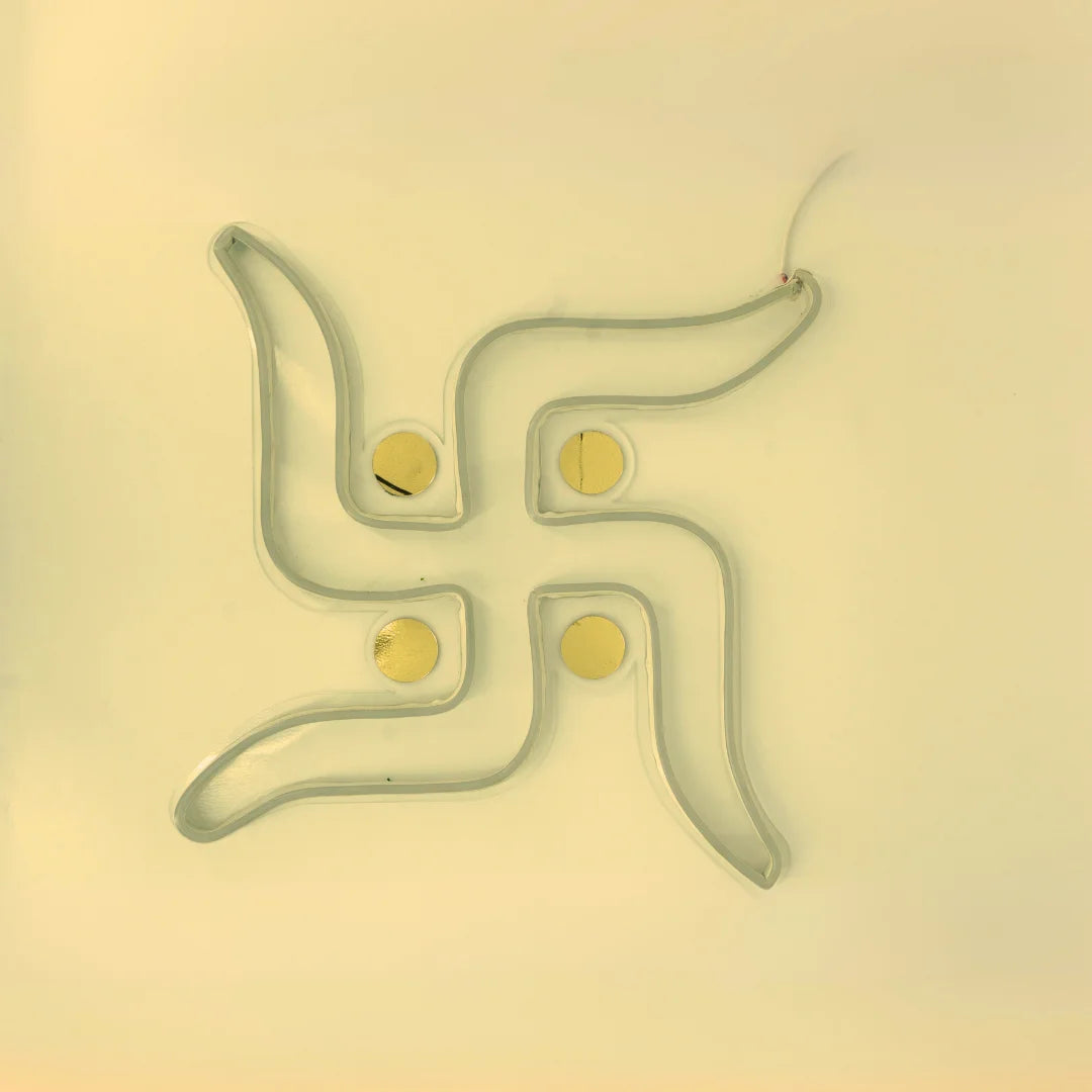 Swasthik Neon Light LED Strip For Pooja Decor