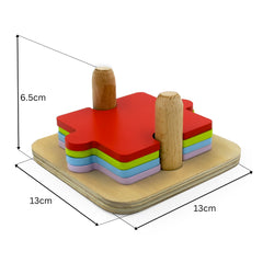 4 Pieces Puzzle with Staker