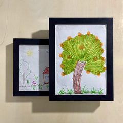 Artwork frame A4 Size -Particle Wood