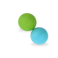 Wooden Balls Set of 2 (Green & Blue)