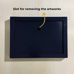 Artwork frame A4 Size -Particle Wood