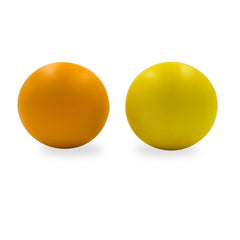Wooden Balls Set of 2 (Yellow and Orange)