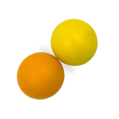 Wooden Balls Set of 2 (Yellow and Orange)