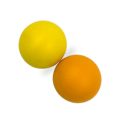 Wooden Balls Set of 2 (Yellow and Orange)