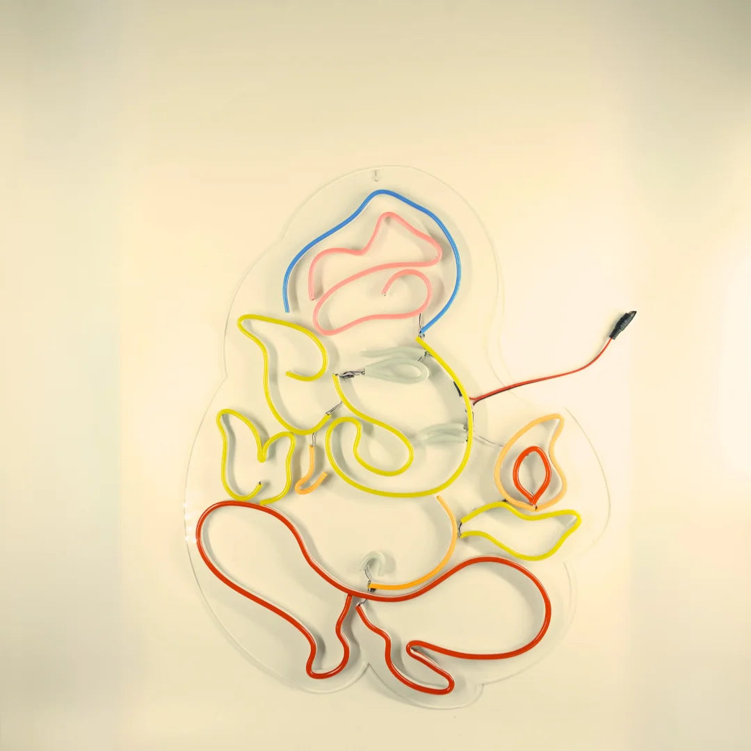Ganesha Neon Light For Pooja Decoration