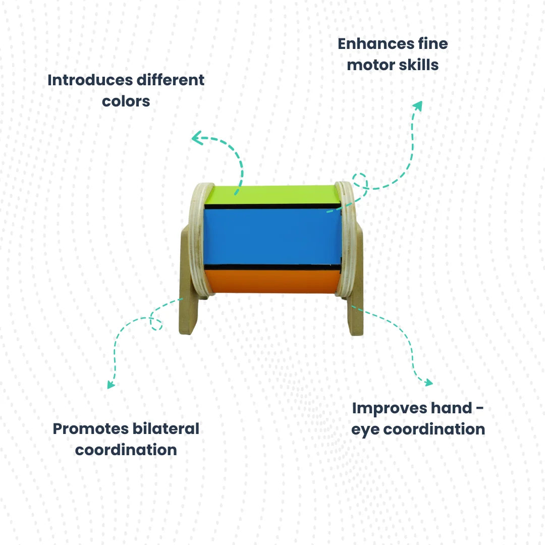 Rainbow Spinning drum