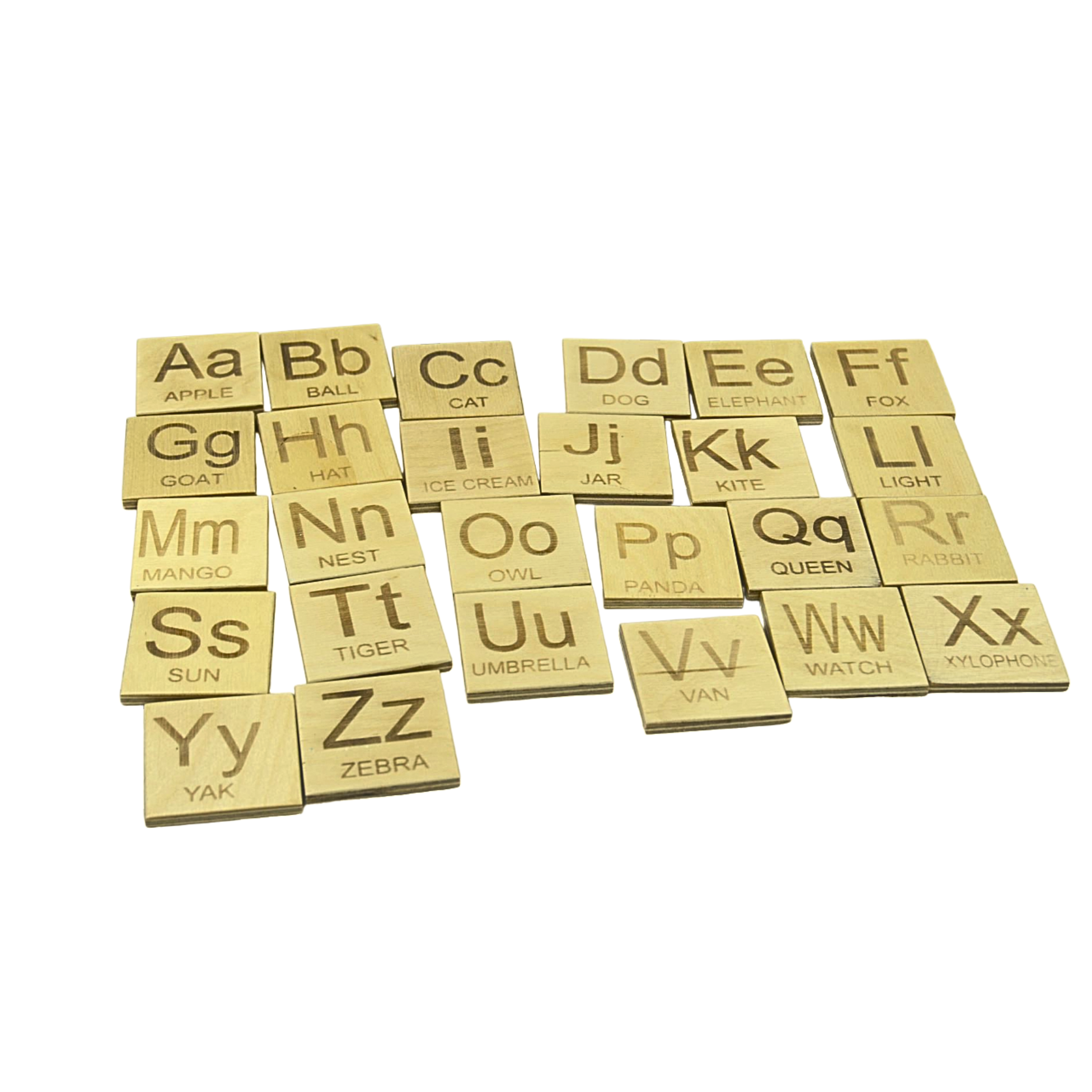 Wooden A to Z Alphabets Blocks- Educational Toy