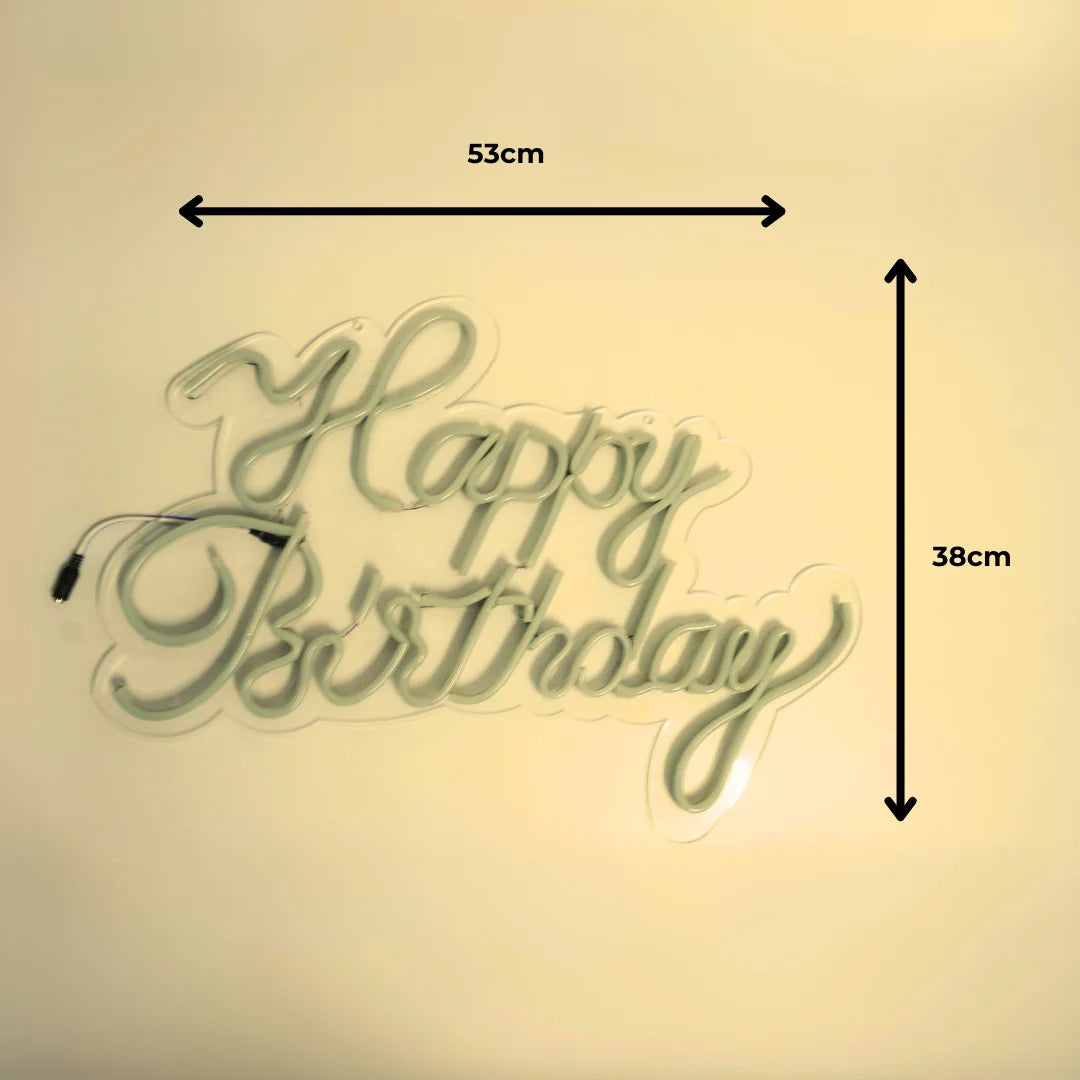 Happy Birthday Neon Light