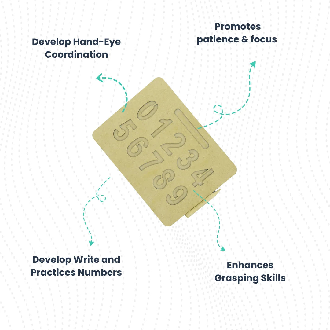 Numbers Stencil Board