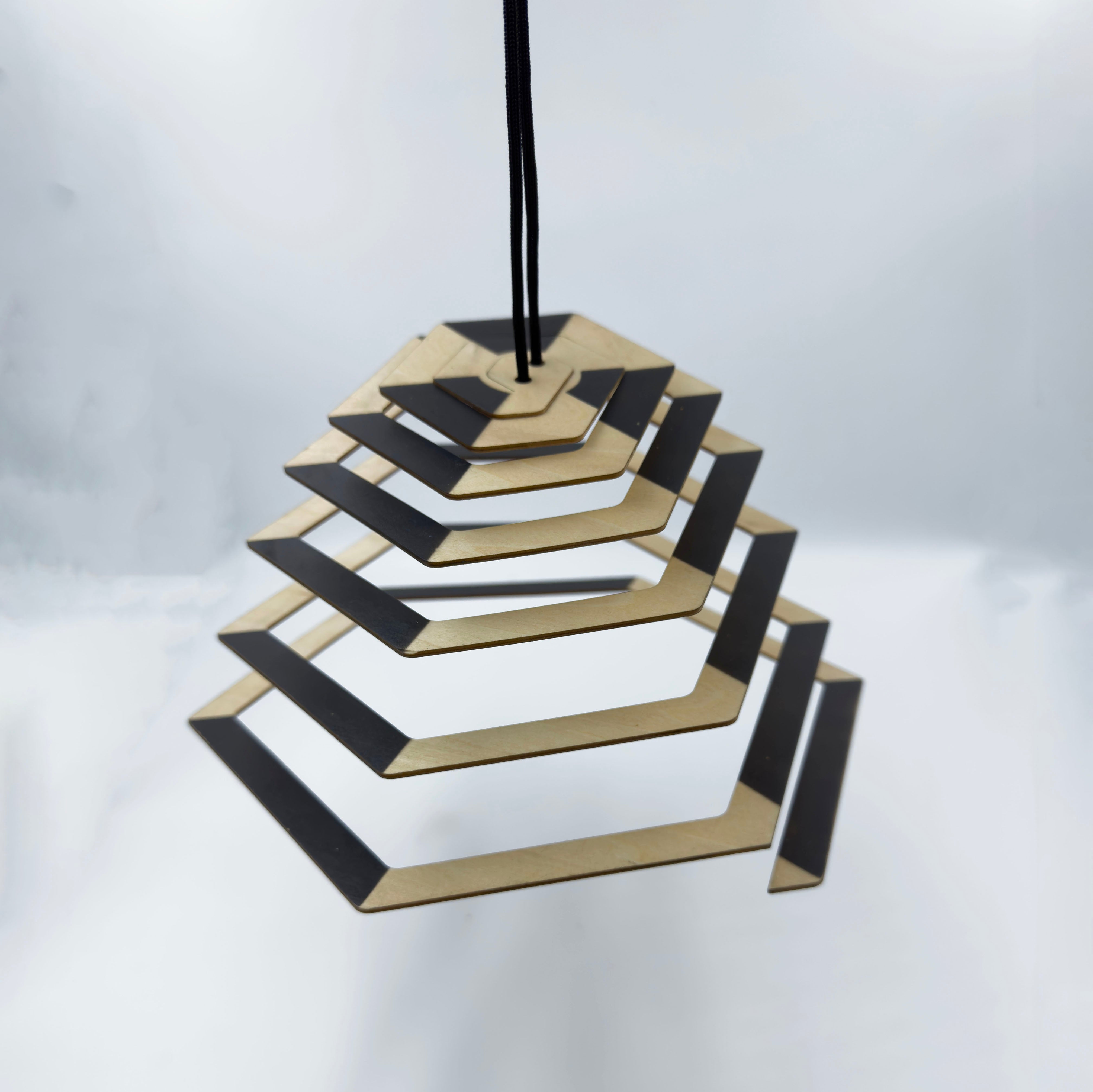 Hexagonal Spiral Mobile