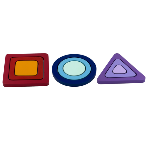 Wooden Nesting Loops Colored |Nesting and Stacking toys