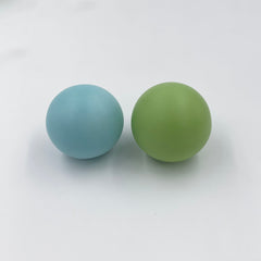 Colorful Playtime with Wooden Balls Set - Green & Blue For toddlers