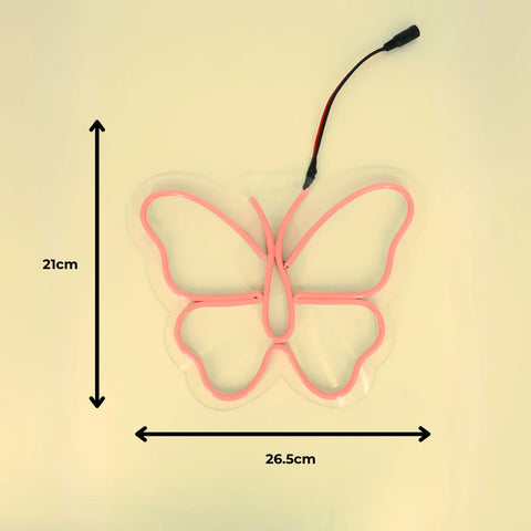 Small Butterfly Neon Light LED Strip For Wall Hanging Decor