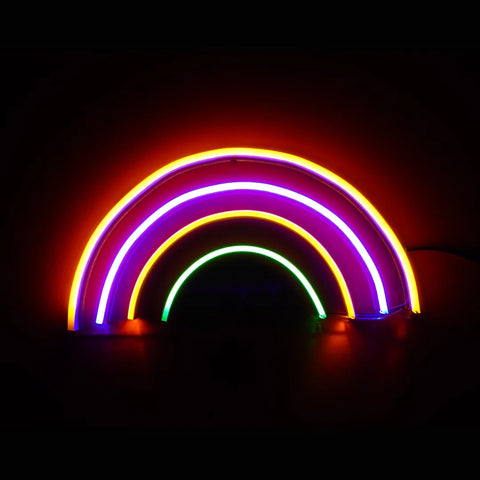 Small Rainbow Neon Light LED Strip For Wall Decor