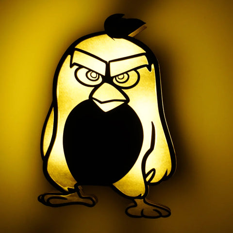 Cute Personalised Angry Bird Night Lamp | Perfect for Birthday Gifts, Room Decor, Return Gifts