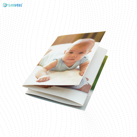 Tummy Time Buddy Foldable Card