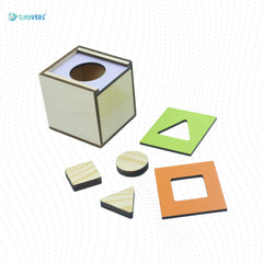 Shape Sorter Box with Shape Lids