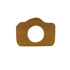 Camera Shaped Wooden Teether