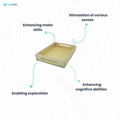 Montessori wooden tray