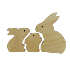 Rabbit Family(Set of 3 rabbits)
