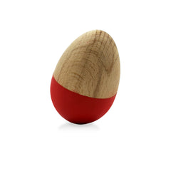 Red & Blue Wooden Egg Shakers