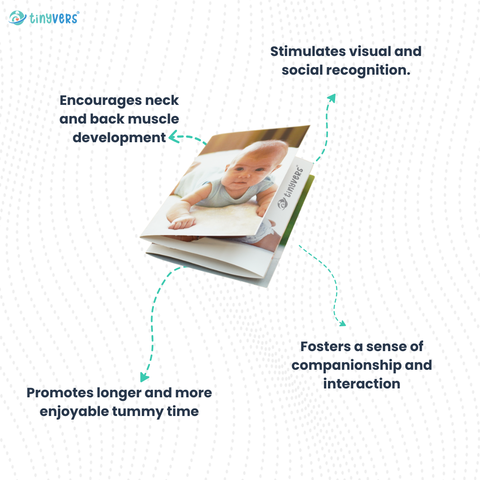 Tummy Time Buddy Foldable Card