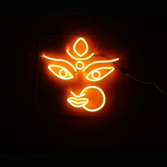 Navratri Durga Maa Neon Light