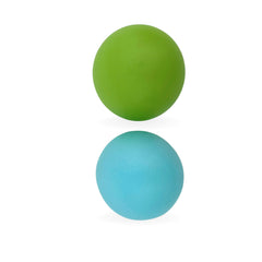 Wooden Balls Set of 2 (Green & Blue)