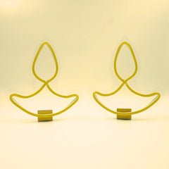 Diwali Diya Neon Sign Strip lights for Home Decor(Set of 2)