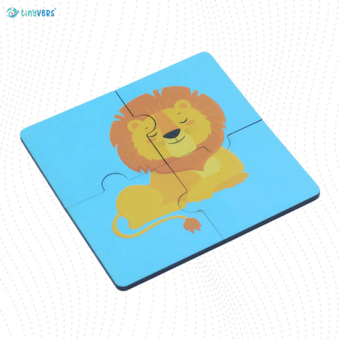 4 Piece puzzle-Lion