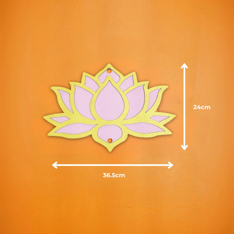 Lotus Flower Wooden (Set of 4)