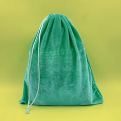 Cotton Drawstring bag Green