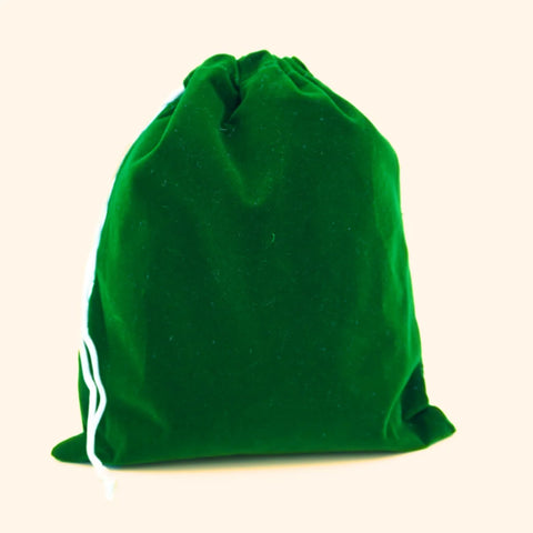 Cotton Drawstring bag Dark Green