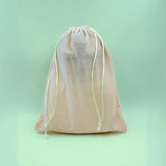 Cotton Drawstring bag Light Pink