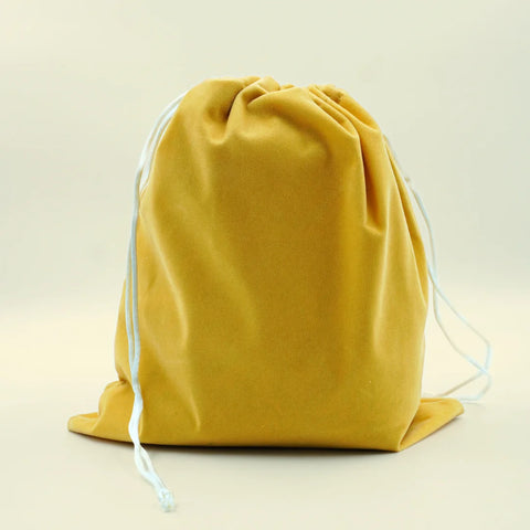 Cotton Drawstring bag Yellow