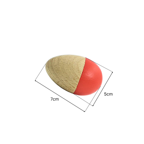 Red Wooden Egg Shaker