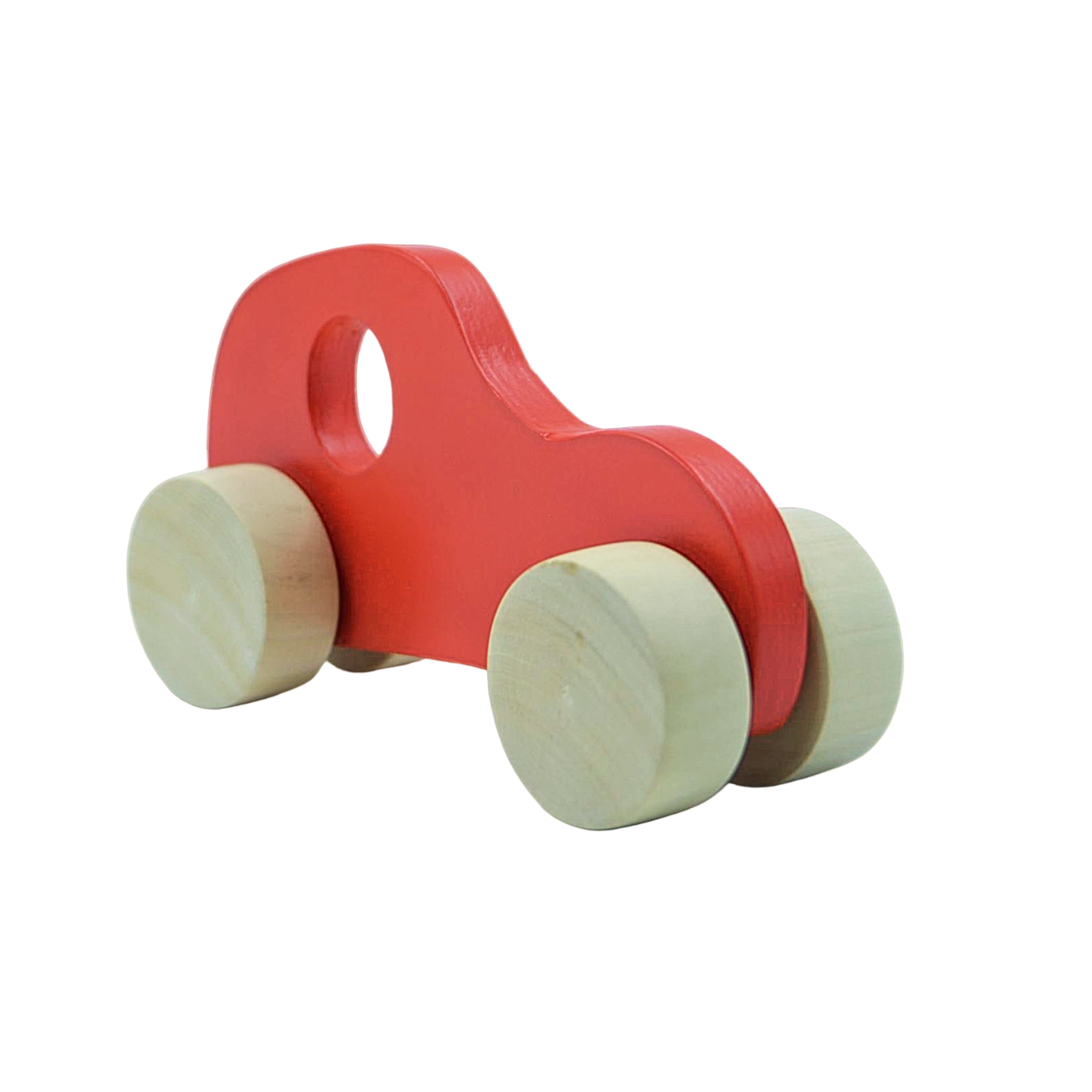 Red Wooden Car