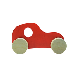 Red Wooden Car