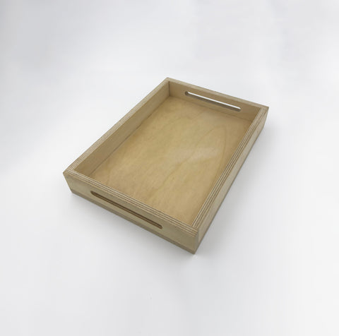 Wooden tray for kids