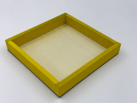 Small wooden tray for kids