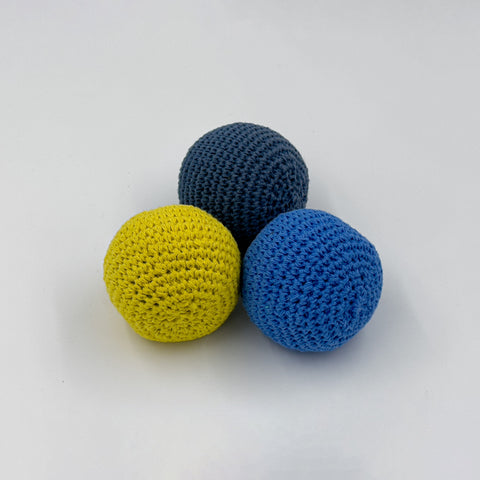 Fabric Crochet Textured Ball set