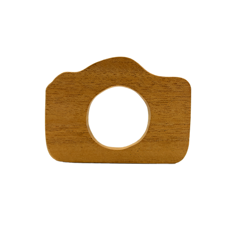 Wooden Camera teethers for babies